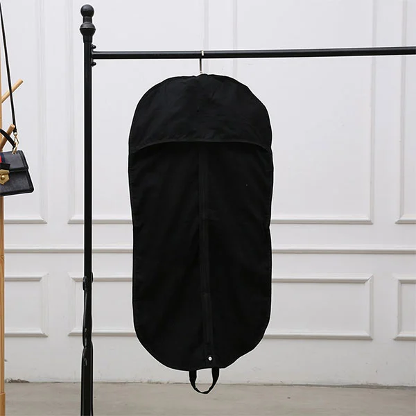 Black Cotton Canvas Dust Bag