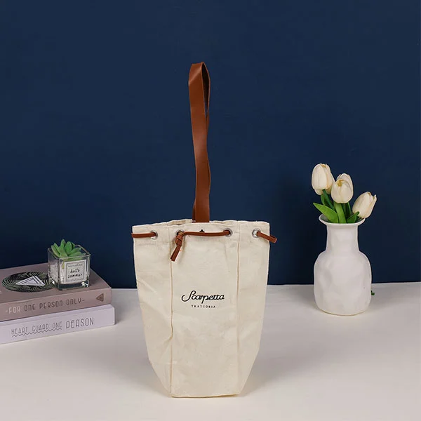 Canvas Water Bottle Storage Bag