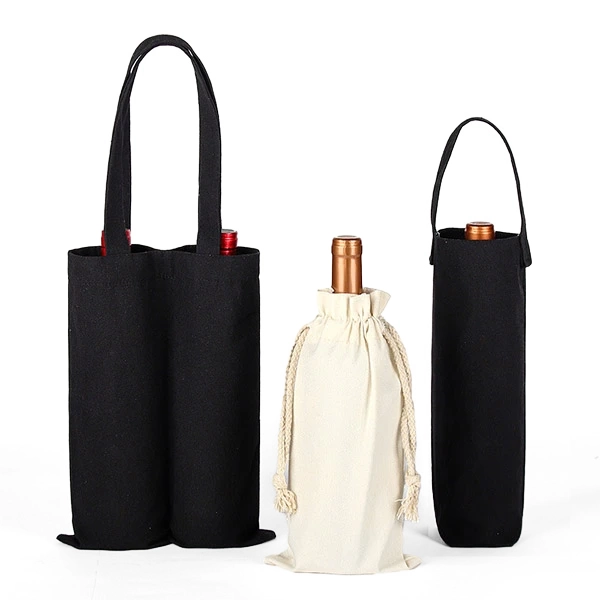 Canvas Wine Tote Bag