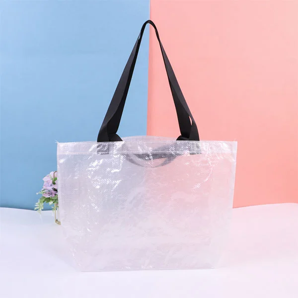 Clear PP Woven Shopping Bag