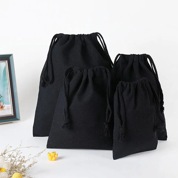 Cotton Drawstring Backpack
