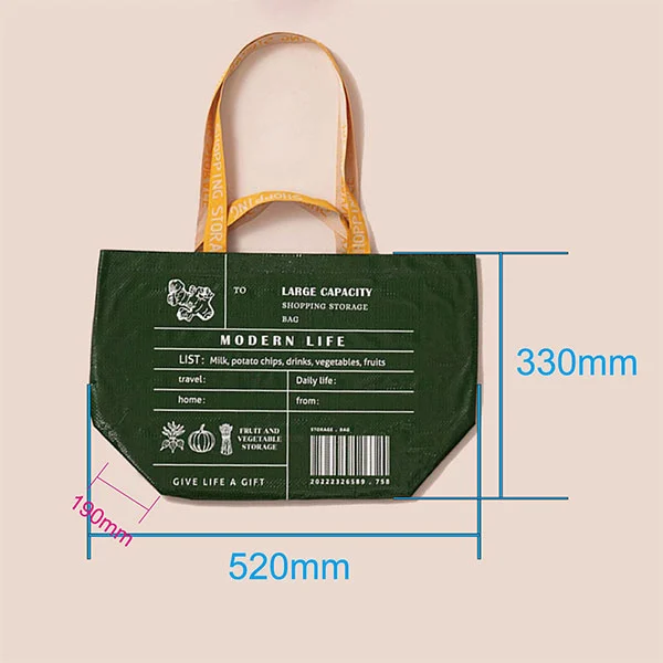 Advertising Pp Woven Tote Bag