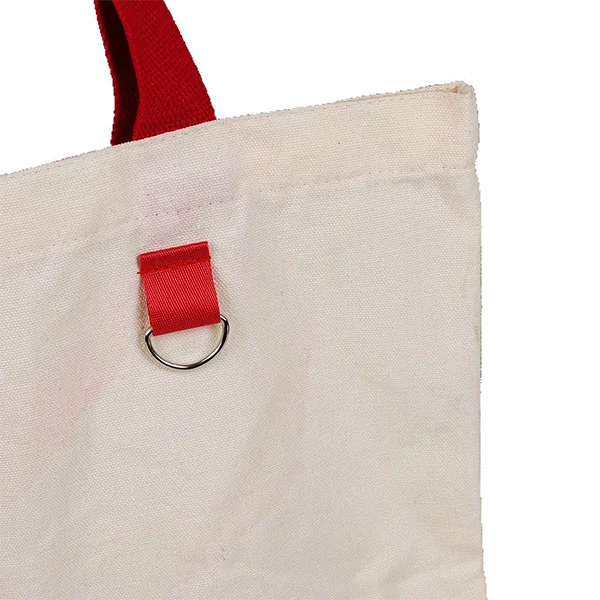 Canvas Tote Bag With External Pocket