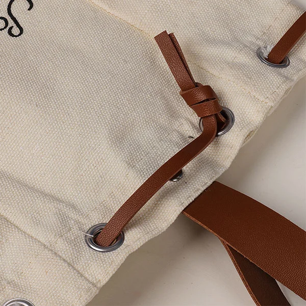 Canvas Water Bottle Storage Bag