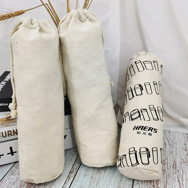 Cotton Single Wine Tote Bag
