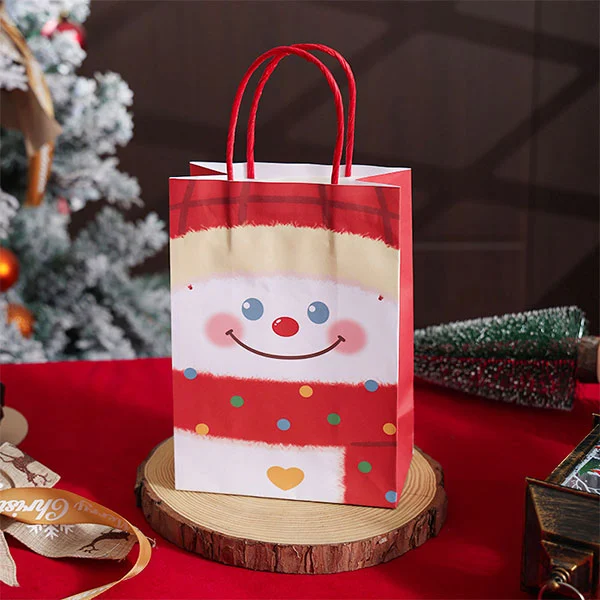 Kraft Paper Christmas Gift Bags