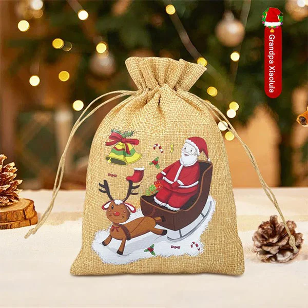 Personalized Cotton Christmas Santa Sack